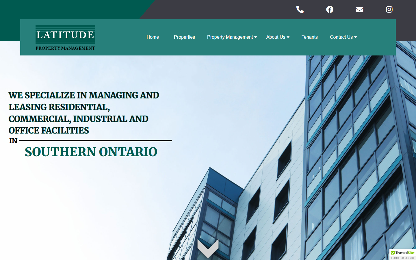 Homepage of Latitude Properties
