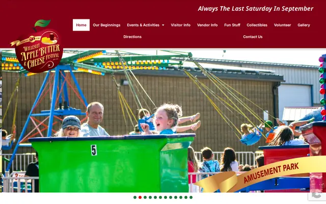 Homepage of Wellesley ABC Festival